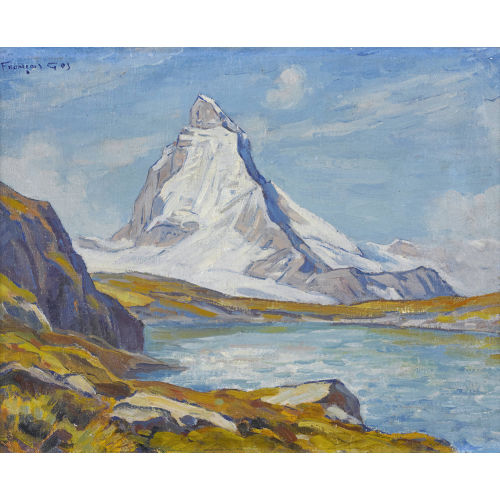 FRAN�OIS GOS : 'Riffelsee et Cervin' (DOBIASCHOFSKY AUKTIONEN AG)