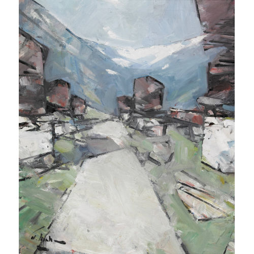 WALTER EMIL M�LLER : Walliser Bergdorf (DOBIASCHOFSKY AUKTIONEN AG)