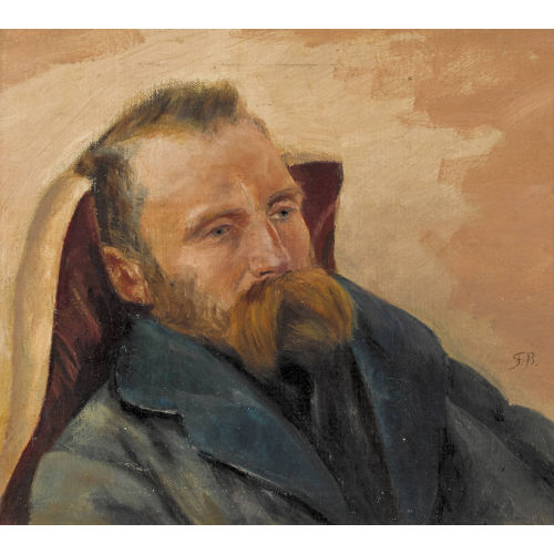 FRANK BUCHSER : Sitzender Mann (DOBIASCHOFSKY AUKTIONEN AG)