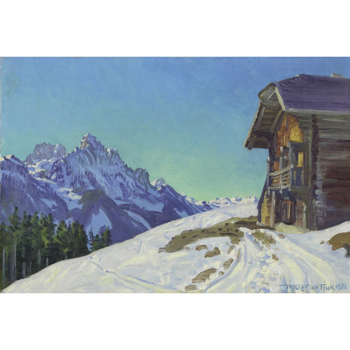 WALDEMAR THEOPHIL FINK : 'Wintermorgen' (DOBIASCHOFSKY AUKTIONEN AG)