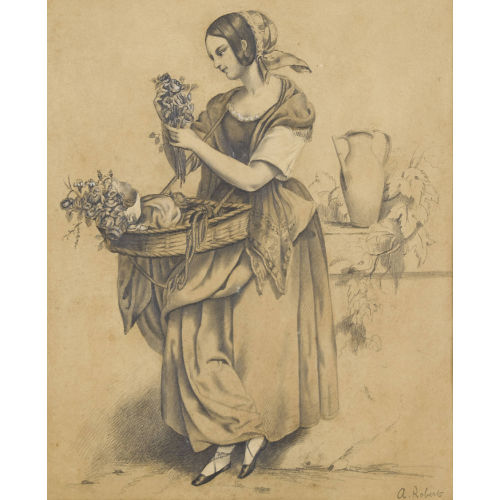 AUR�LE ROBERT : La marchande de fleurs (DOBIASCHOFSKY AUKTIONEN AG)