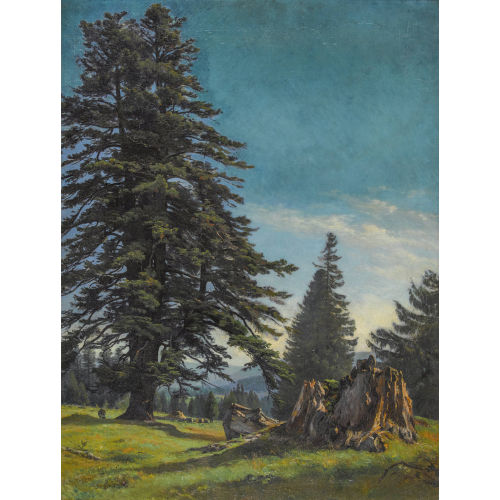 ALBERT DE MEURON : 'Sapin du Jura' (DOBIASCHOFSKY AUKTIONEN AG)