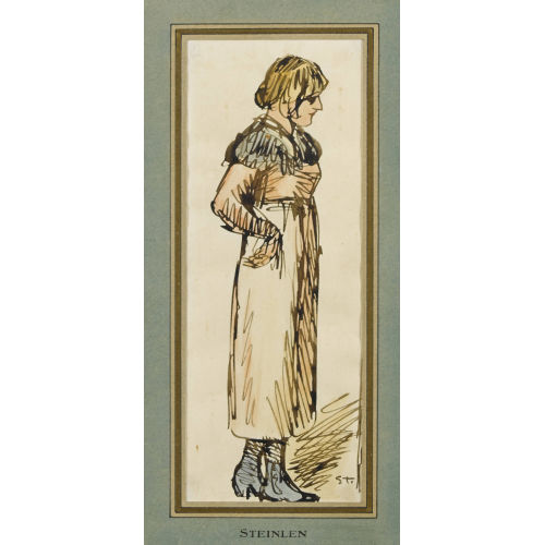TH�OPHILE-ALEXANDRE STEINLEN : Alte Frau (DOBIASCHOFSKY AUKTIONEN AG)