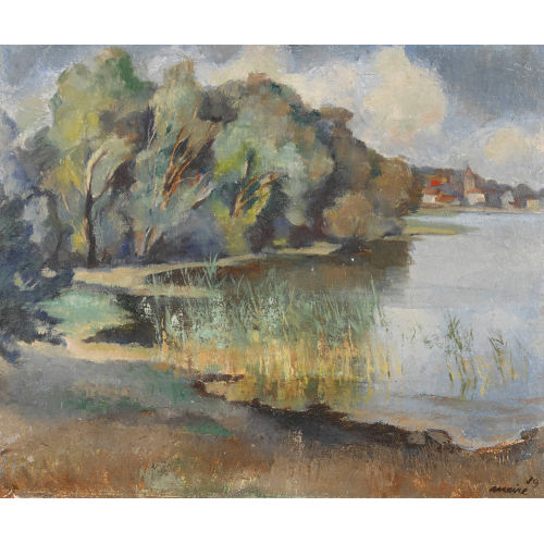 FERDINAND HENRI MAIRE : Lac de Neuch�tel (DOBIASCHOFSKY AUKTIONEN AG)