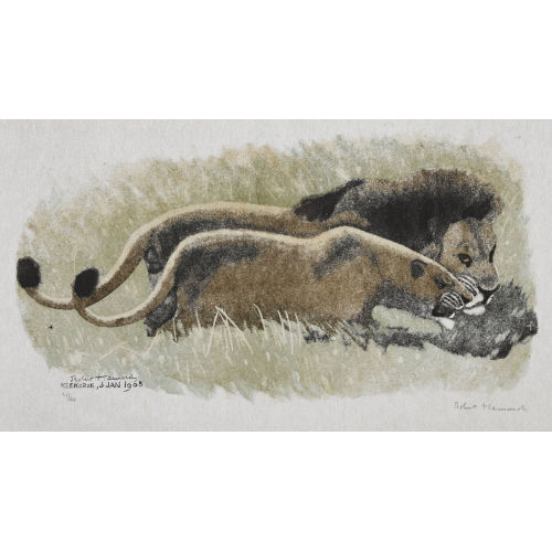 ROBERT HAINARD : 'Couple de lions' (DOBIASCHOFSKY AUKTIONEN AG)