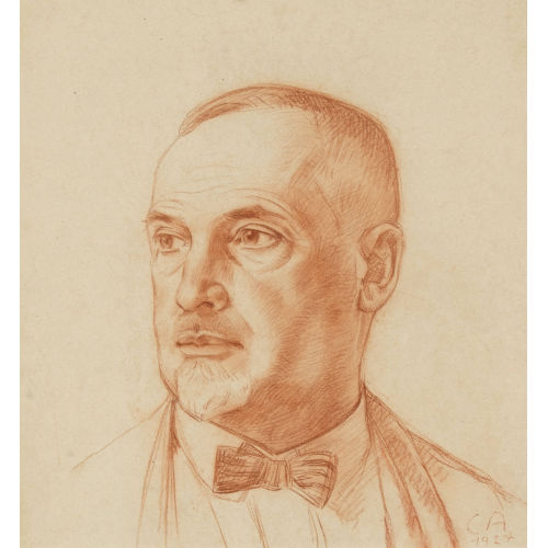 CUNO AMIET : Selbstportr�t (DOBIASCHOFSKY AUKTIONEN AG)
