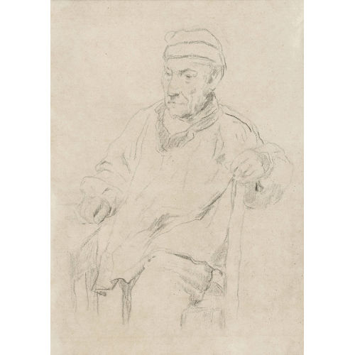 ALBERT ANKER : Sitzender Seel�nder Bauer (DOBIASCHOFSKY AUKTIONEN AG)