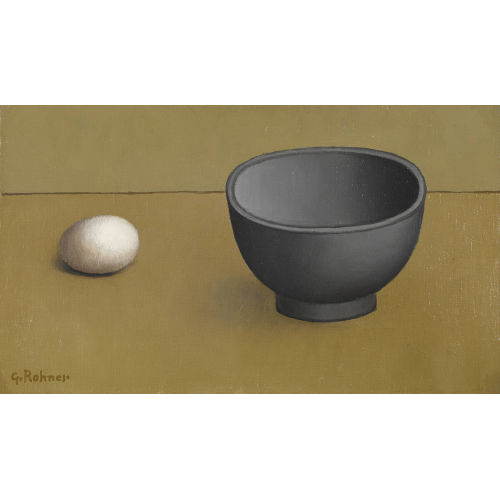 GEORGES ROHNER : Nature morte avec coupe et oeuf (DOBIASCHOFSKY AUKTIONEN AG)