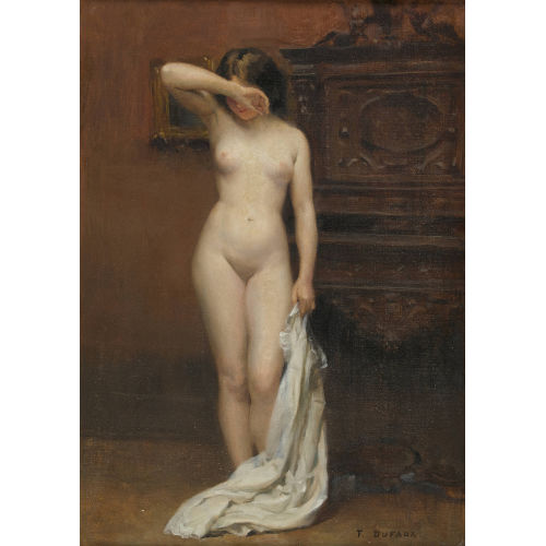 AUGUSTE FR�D�RIC DUFAUX : Stehender weiblicher Akt (DOBIASCHOFSKY AUKTIONEN AG)