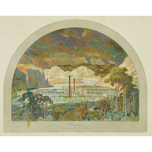 WILHELM LUDWIG LEHMANN : 'Chippis dans la vall�e du Rh�ne' (DOBIASCHOFSKY AUKTIONEN AG)