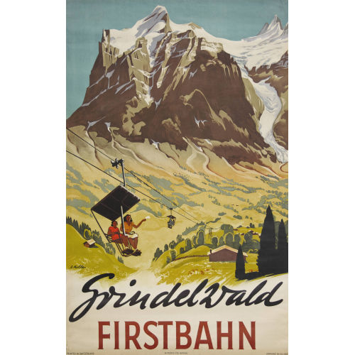 LOUIS KOLLER : 'Grindelwald Firstbahn' (DOBIASCHOFSKY AUKTIONEN AG)
