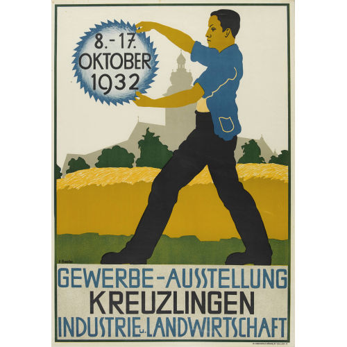 KARL BEUTLER : 'Gewerbe-Ausstellung Kreuzlingen 1932' (DOBIASCHOFSKY AUKTIONEN AG)