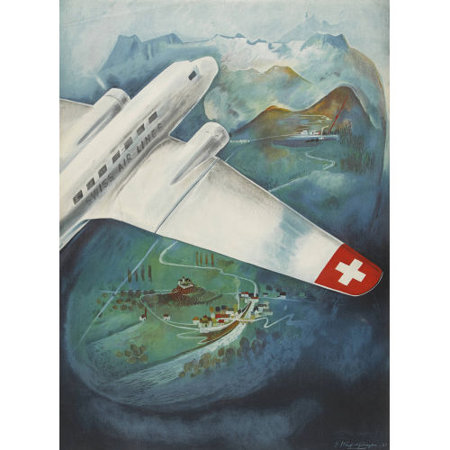 EUGEN HAFELFINGER : 'Swissair' (DOBIASCHOFSKY AUKTIONEN AG)