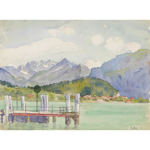 EDUARD BOSS : 'L�ndte von Brienz' (DOBIASCHOFSKY AUKTIONEN AG)