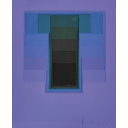 KARL GERSTNER : Geometrische Komposition (DOBIASCHOFSKY AUKTIONEN AG)