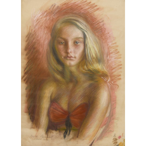 AUR�LE-REN� BARRAUD : 'Portrait de jeune fille' (DOBIASCHOFSKY AUKTIONEN AG)