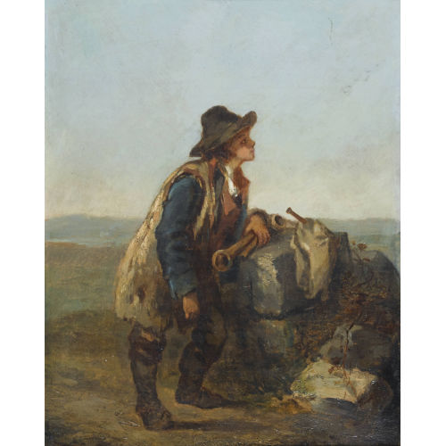 AUR�LE ROBERT : Campagna Romana mit jungem Sch�fer (DOBIASCHOFSKY AUKTIONEN AG)