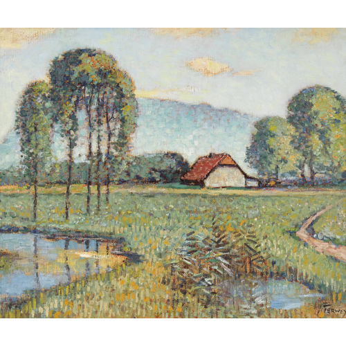 JAN PIETER TERWEY : 'An der alten Aare' (DOBIASCHOFSKY AUKTIONEN AG)