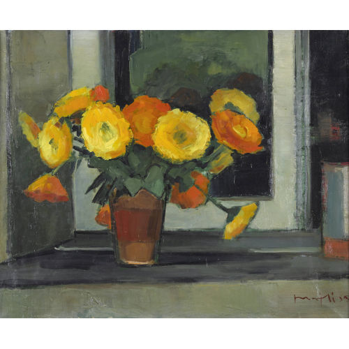 WALTER MAFLI : Blumenstillleben (DOBIASCHOFSKY AUKTIONEN AG)