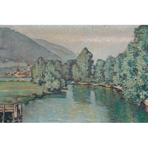 JAN PIETER TERWEY : Sommerliche Aarelandschaft (DOBIASCHOFSKY AUKTIONEN AG)