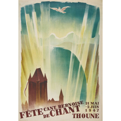 ERNST RUPRECHT : 'F�te Cant. Bernoise de Chant Thoune 1947' (DOBIASCHOFSKY AUKTIONEN AG)