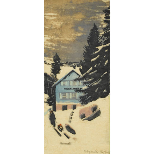 MARGUERITE FREY-SURBEK : Winterstimmung (DOBIASCHOFSKY AUKTIONEN AG)