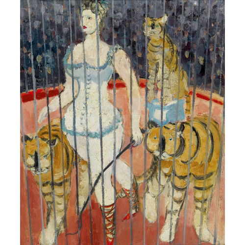 ALBERT NEUENSCHWANDER : 'La dompteuse' (DOBIASCHOFSKY AUKTIONEN AG)