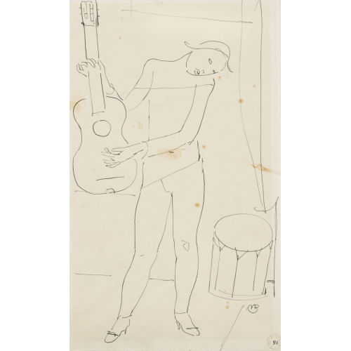 MAURICE BARRAUD : Le musicien (DOBIASCHOFSKY AUKTIONEN AG)