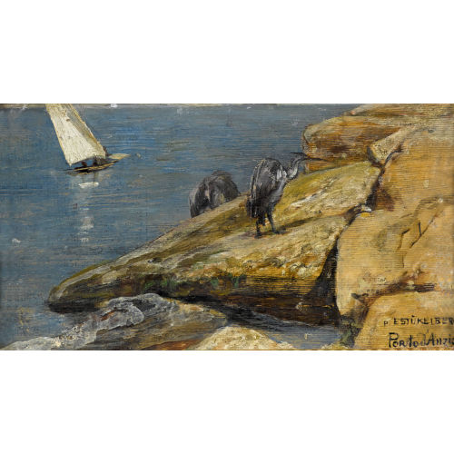 ERNST ST�CKELBERG : 'Porto d′Anzio' (DOBIASCHOFSKY AUKTIONEN AG)