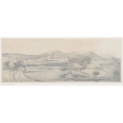 G�RARD DE PAL�ZIEUX : 'Collines et pavillon � Salquenen' (DOBIASCHOFSKY AUKTIONEN AG)