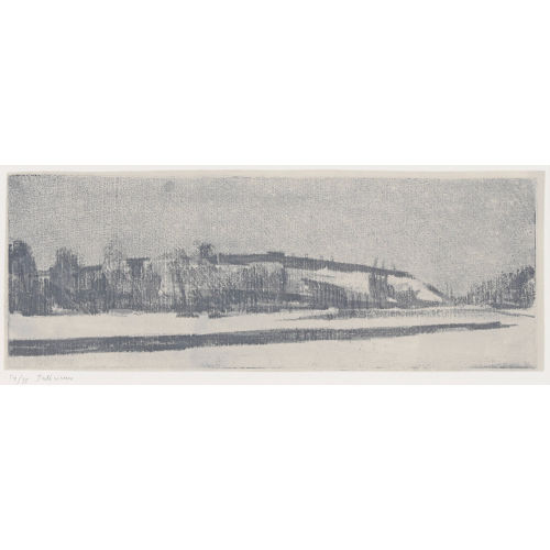 G�RARD DE PAL�ZIEUX : 'Colline sous la neige' (DOBIASCHOFSKY AUKTIONEN AG)