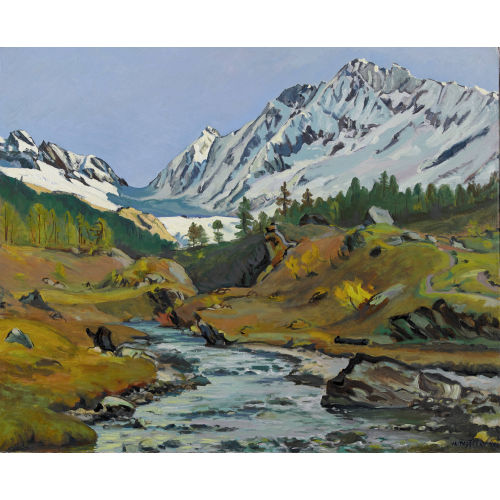 ALBERT NYFELER : 'L�tschental' (DOBIASCHOFSKY AUKTIONEN AG)