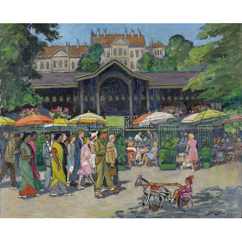 JOHN HENRI DELUC : 'Aux Bastions (�t�)' (DOBIASCHOFSKY AUKTIONEN AG)
