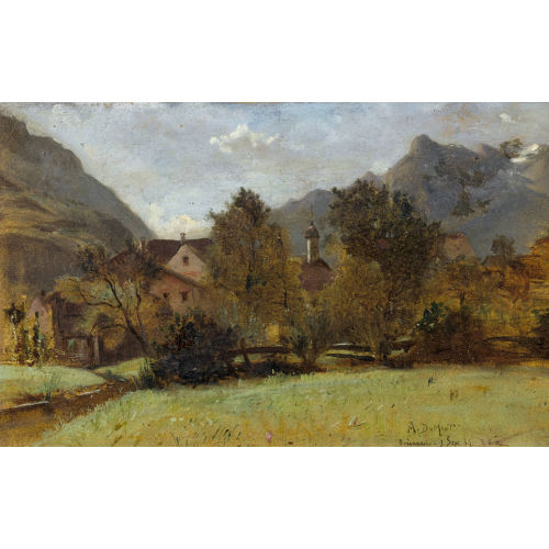 ALFRED DU MONT : 'Br�nnen' (DOBIASCHOFSKY AUKTIONEN AG)