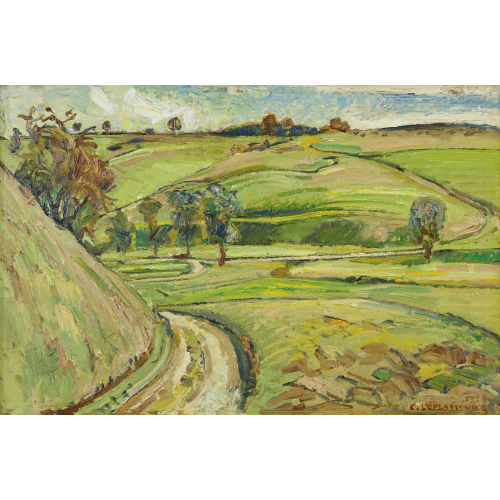 CHARLES L′EPLATTENIER : Landschaft bei Bas-du-Cr�t (DOBIASCHOFSKY AUKTIONEN AG)
