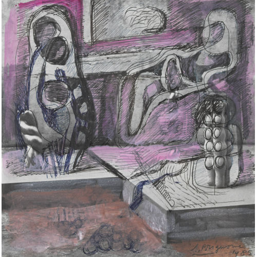 SERGE BRIGNONI : 'Composition surr�aliste' (DOBIASCHOFSKY AUKTIONEN AG)