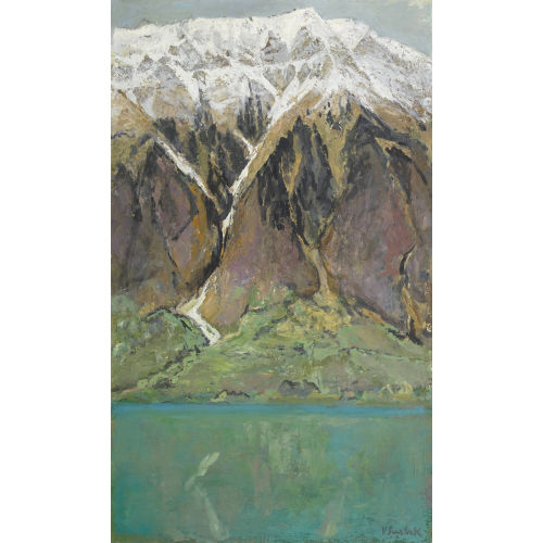 VICTOR SURBEK : 'Neuschnee (Augstmatthorn)' (DOBIASCHOFSKY AUKTIONEN AG)