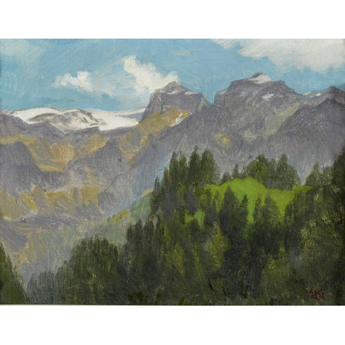 ERNST KREIDOLF : Gebirgslandschaft (DOBIASCHOFSKY AUKTIONEN AG)