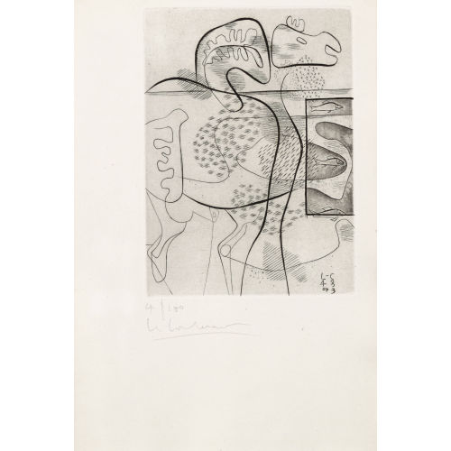 CHARLES-�DOUARD) LE CORBUSIER (EIGTL. JEANNERET : 'Dinosaure' (DOBIASCHOFSKY AUKTIONEN AG)