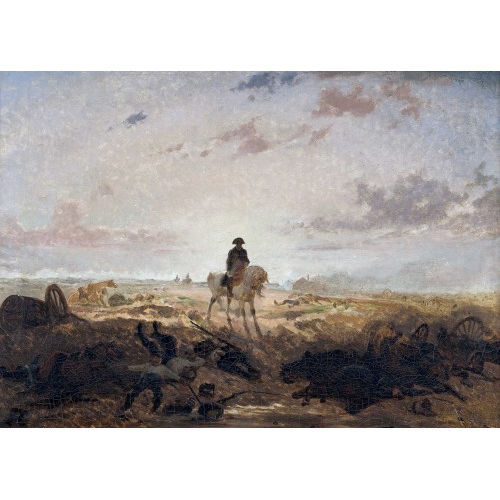 AUGUSTE) DOVIANE (EIGTL. VIANDE : Napoleon zu Pferd auf dem Schlachtfeld (DOBIASCHOFSKY AUKTIONEN AG)