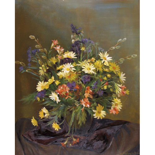 EGON VON VIETINGHOFF : Feldblumenstrauss (DOBIASCHOFSKY AUKTIONEN AG)