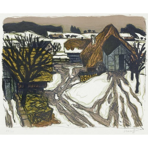 FRED STAUFFER : Schneeschmelze (DOBIASCHOFSKY AUKTIONEN AG)