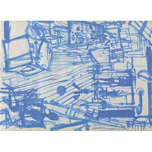 MAX VON M�HLENEN : Blaues Atelier (DOBIASCHOFSKY AUKTIONEN AG)