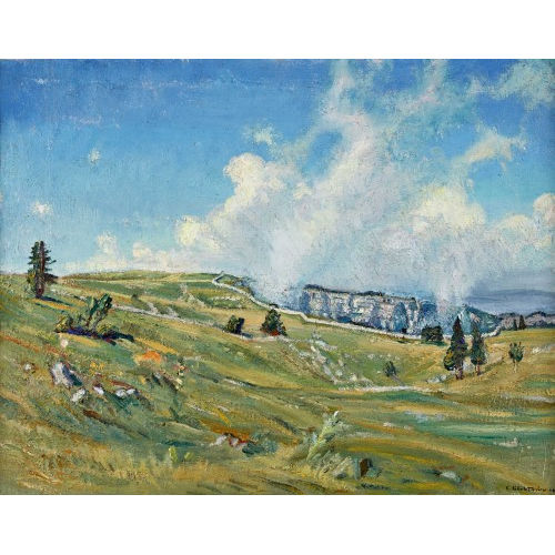 CHARLES L′EPLATTENIER : 'Creux du Van' (DOBIASCHOFSKY AUKTIONEN AG)