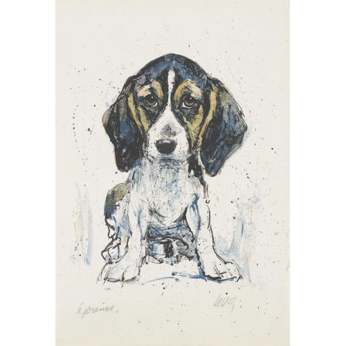 FRITZ HUG : Beagle-Welpe (DOBIASCHOFSKY AUKTIONEN AG)