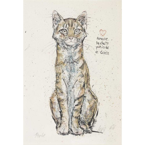 FRITZ HUG : 'Nonoche la chatte pr�fer�e de Colette' (DOBIASCHOFSKY AUKTIONEN AG)