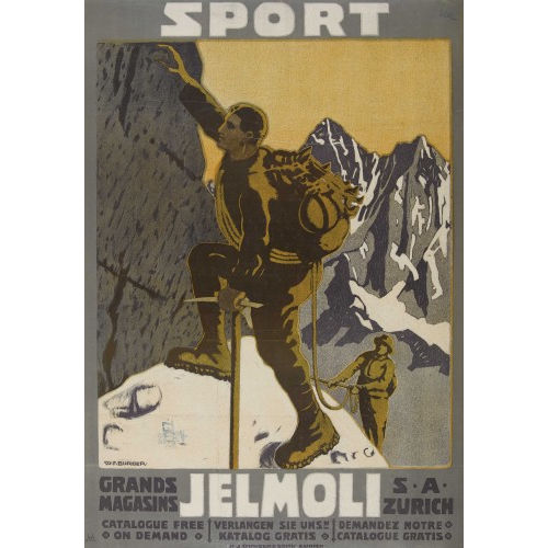 WILLY (EIGTL. WILHELM FRIEDRICH) BURGER : 'Sport Jelmoli' (DOBIASCHOFSKY AUKTIONEN AG)
