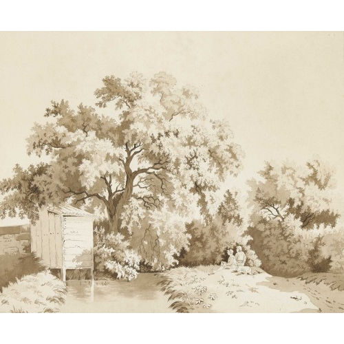 PIERRE-LOUIS DE LA (AUCH LARIVE-GODEFROY RIVE : Landschaft mit rastenden J�gern (DOBIASCHOFSKY AUKTIONEN AG)