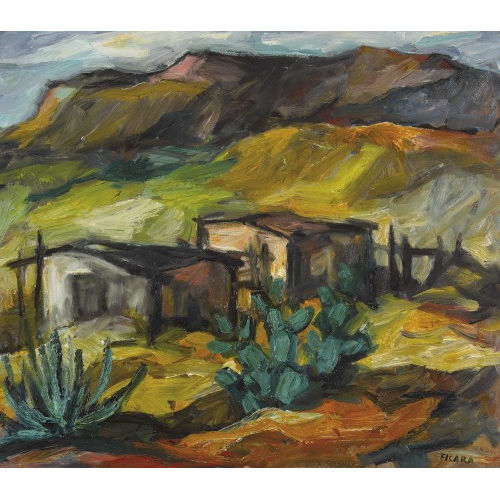 FRANZ FICARA : S�dliche Landschaft (DOBIASCHOFSKY AUKTIONEN AG)