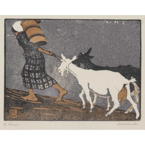 CARL AUGUST LINER : Ziegenhirtin (DOBIASCHOFSKY AUKTIONEN AG)